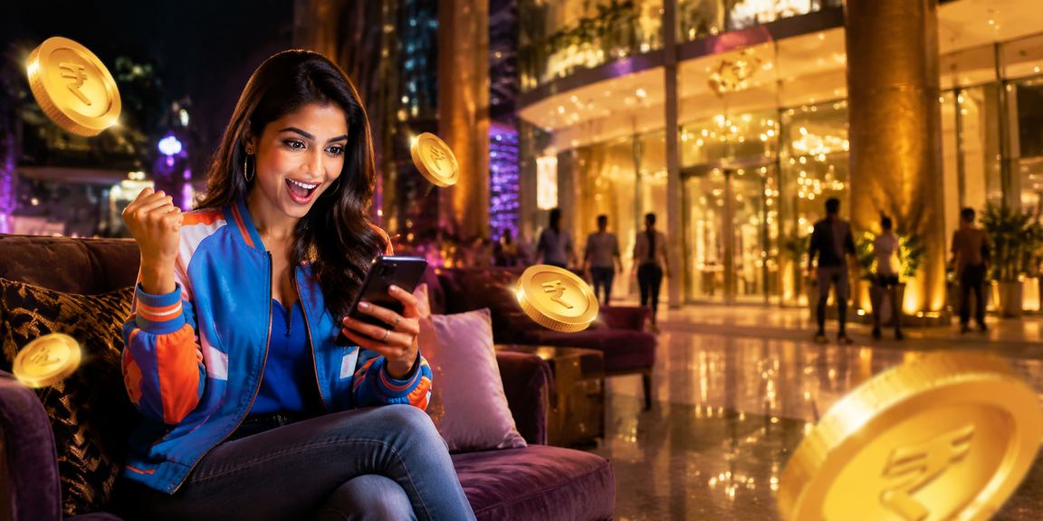 Indian cricket player enjoying responsible betting experience